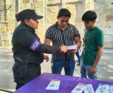 Implementa Guardia Estatal de Género campaña preventiva en zonas comerciales de Reynosa