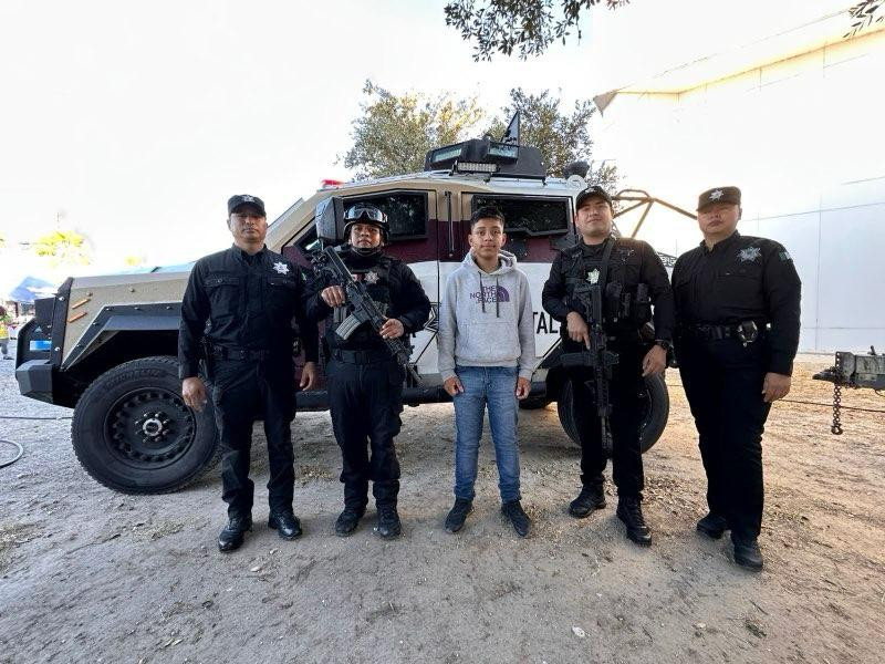 Iker cumple su sueño y se convierte en Guardia Estatal por un día en Reynosa