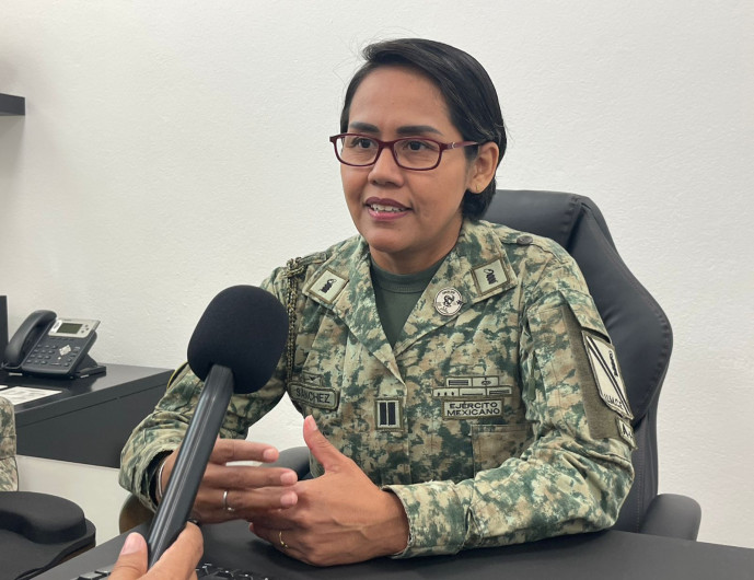 Desde niña quise ser militar”: teniente celebra el Día del Ejército Mexicano