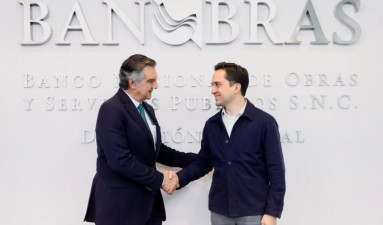 Gestiona Américo recursos con Banobras para proyectos estratégicos de infraestructura en Tamaulipas