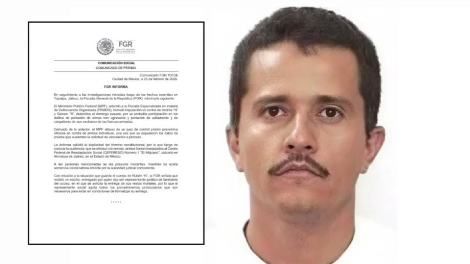 Cuerpo de "El Mencho" ya fue reclamado por su familia: FGR