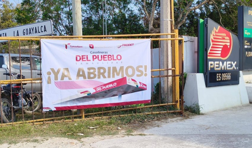 Arranca operaciones la primera Gasolinera del Pueblo