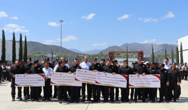 Reconocen a policías de Tamaulipas por aseguramiento de armas durante febrero
