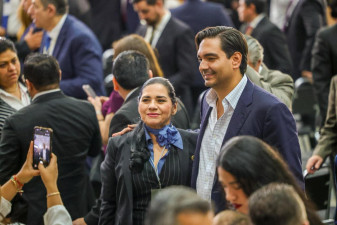 Asistió Alcalde Carlos Peña Ortiz al Cuarto Informe de Gobierno del Gobernador Américo Villarreal Anaya