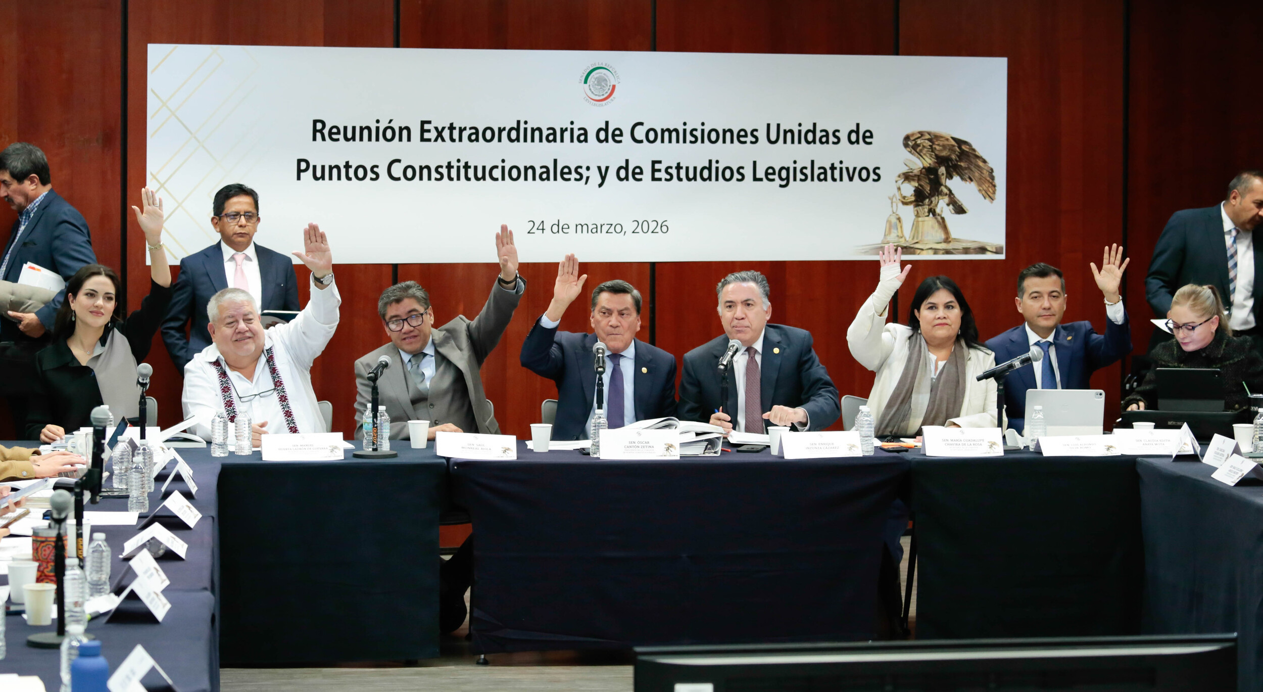 Avanza “Plan B” electoral: comisiones del Senado aprueban dictamen y lo envían al pleno