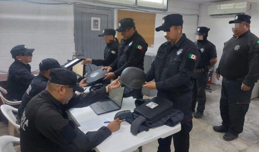 Entrega SSPT equipo táctico a Guardia Estatal en Ciudad Victoria y Tula
