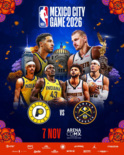 NBA confirma juego entre Pacers y Nuggets en CDMX para noviembre