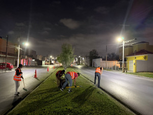 Trabajan cuadrillas del Ayuntamiento de Reynosa bajo medidas de prevención