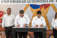 Apoyará la UAT a estudiantes del COBAT en áreas de psicología, enfermería y educación