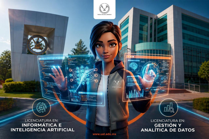 La UAT se actualiza en IA. Llegan nuevas licenciaturas en Inteligencia Artificial y analítica de datos
