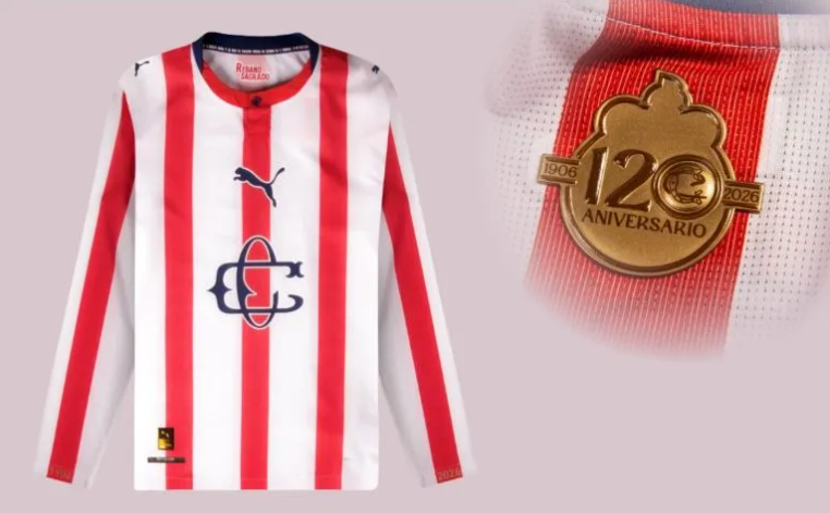 Chivas lanza jersey conmemorativo por su 120 aniversario