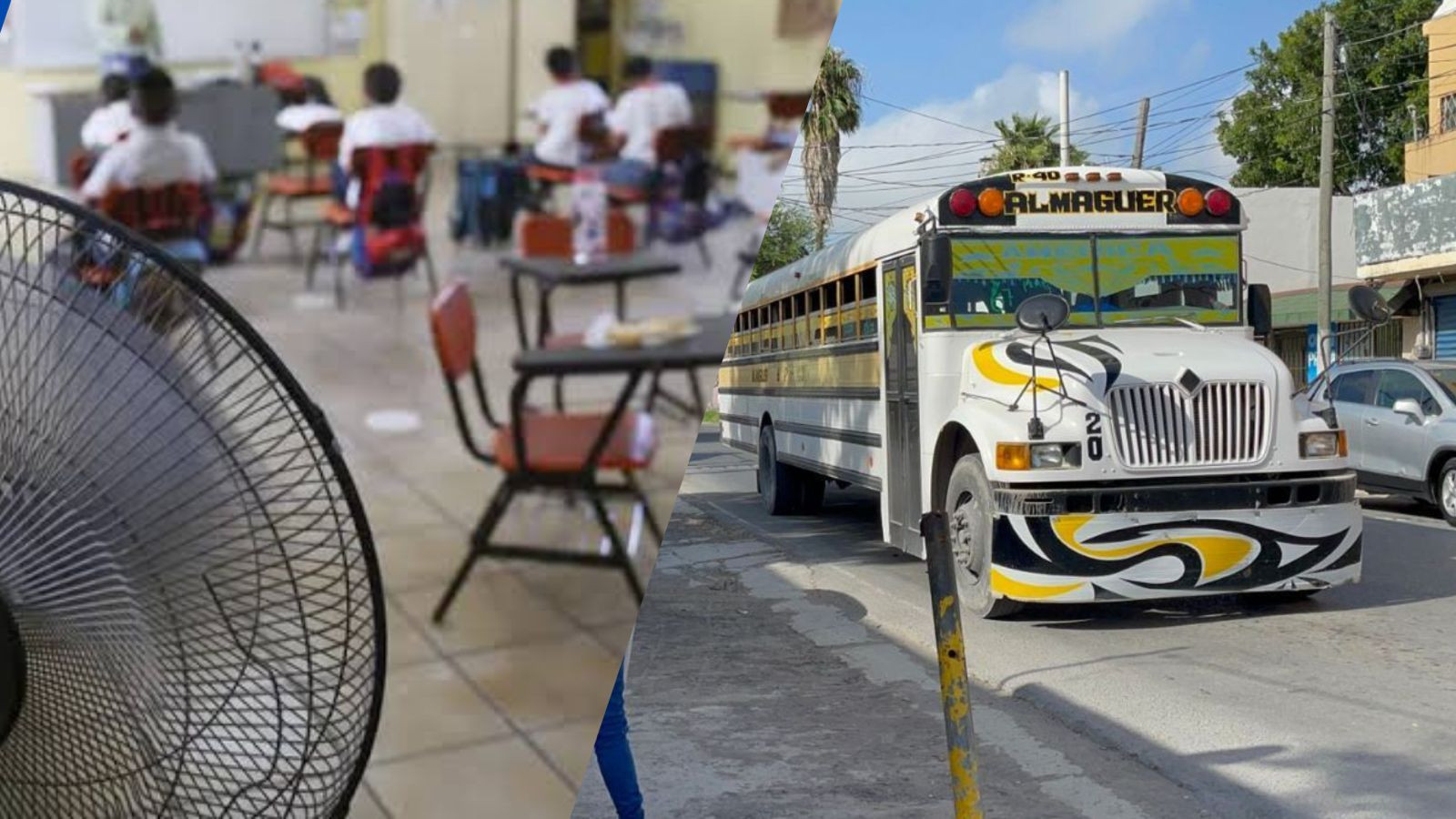 Alertan por calor en Reynosa; piden cuidar a estudiantes y usuarios de transporte público