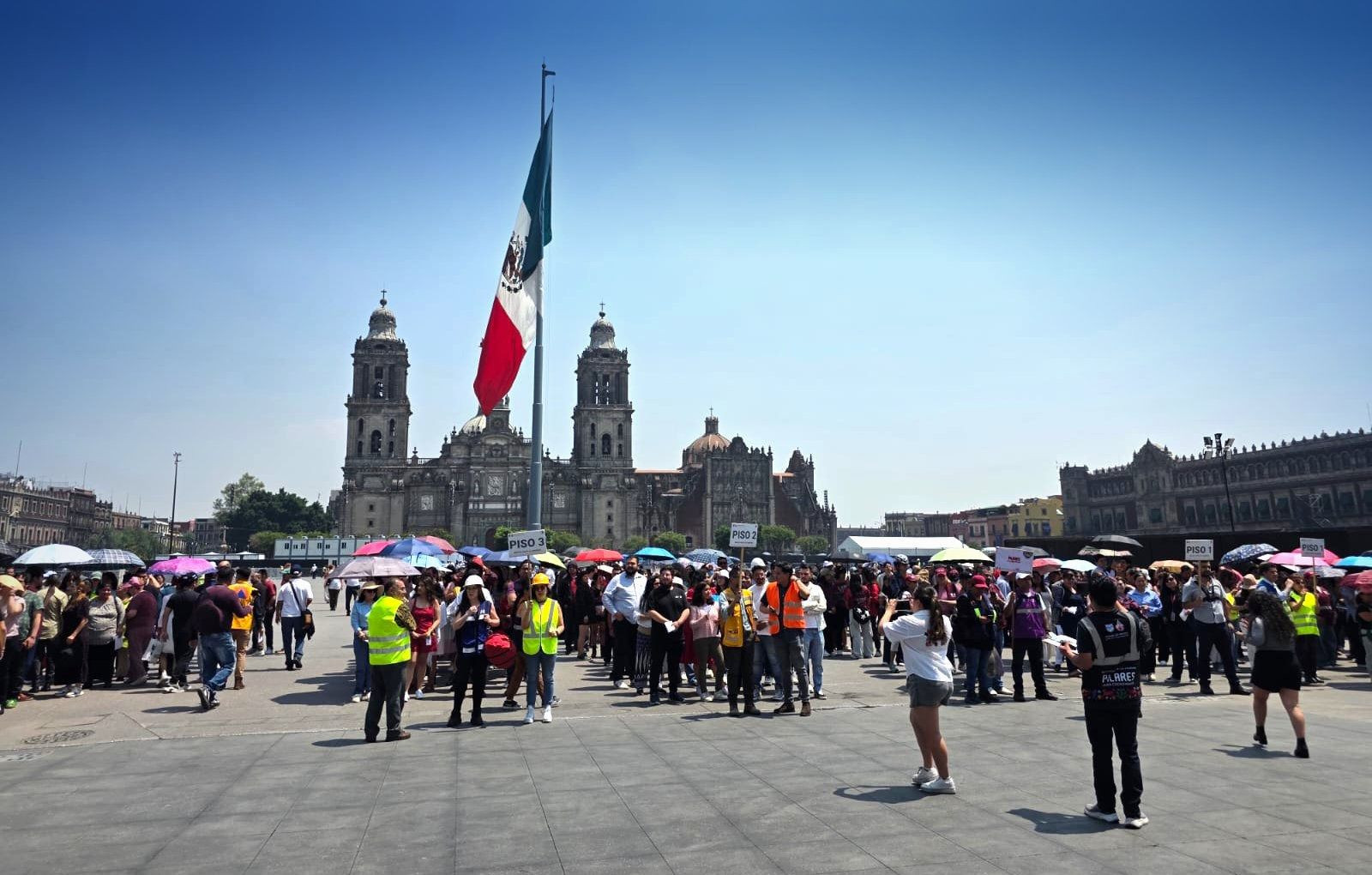 Participan 37 millones de personas en el primer Simulacro Nacional 2026