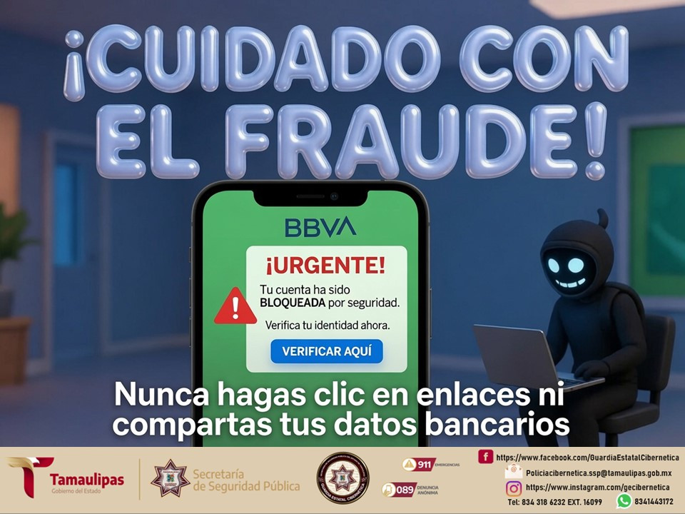 SSPT alerta sobre fraudes bancarios mediante smishing y phishing