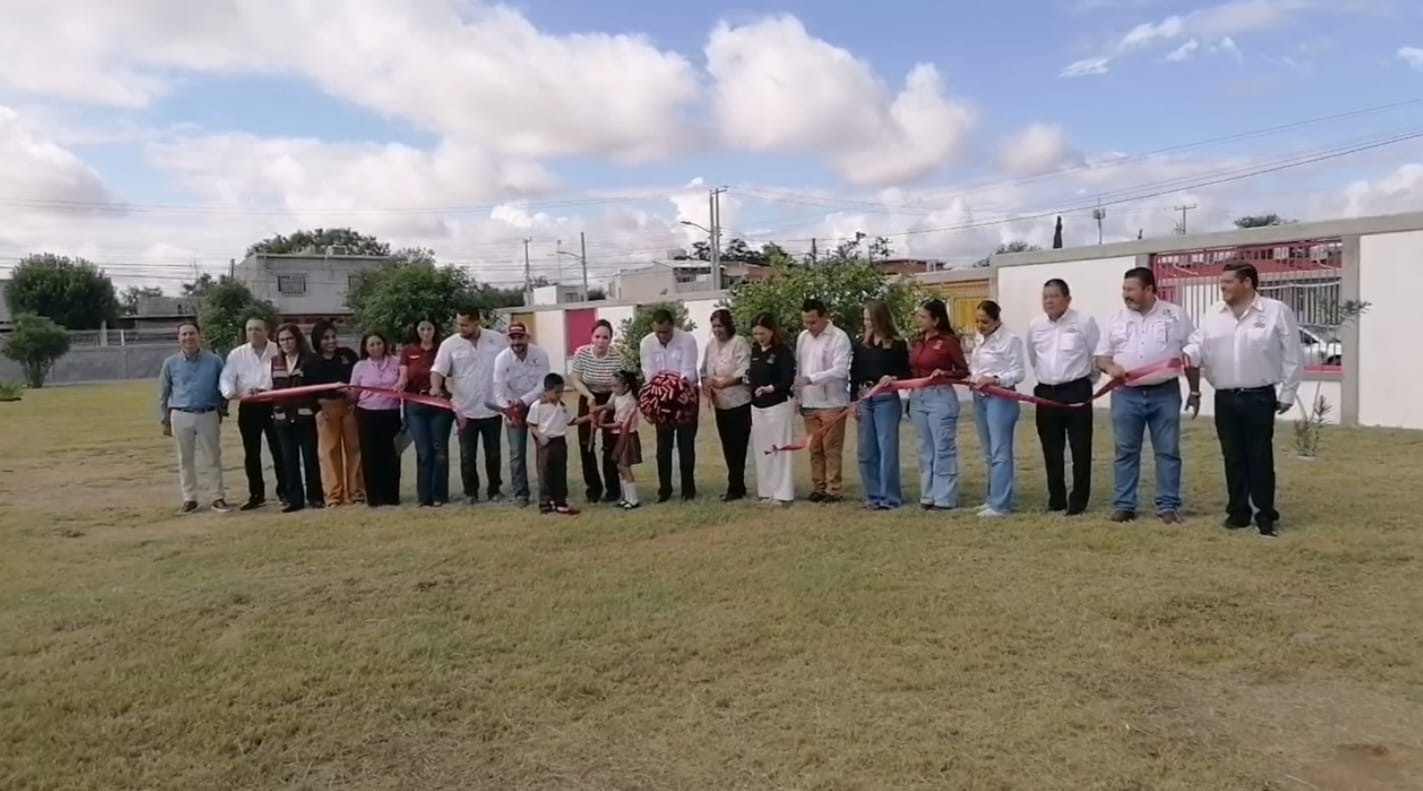 Invierten más de un millón de pesos para mejorar el jardín de niños "Herma Rocha"