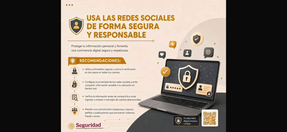 La SSPC emite recomendaciones para el uso adecuado de redes sociales
