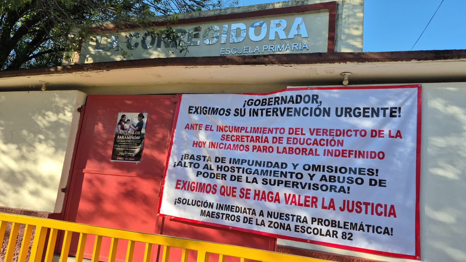 Paro en escuelas de Victoria deja sin clases a más de mil alumnos