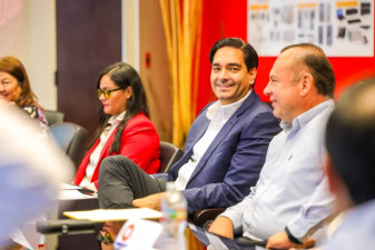 Participó el Presidente Carlos Peña Ortiz en reunión de trabajo de Planta Vertiv Reynosa