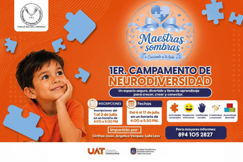 Abrirá la UAT campamento infantil de neurodiversidad en Valle Hermoso