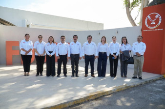 Rector de la UAT supervisa avances de obras de remodelación en la Facultad de Derecho Victoria