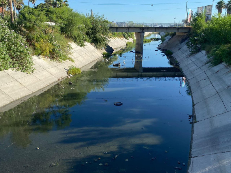 Bajo nivel del canal Rodhe afecta suministro de agua en Reynosa