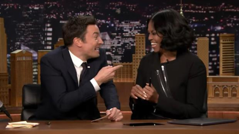 Emotiva despedida en “The Tonight Show” a Michelle Obama