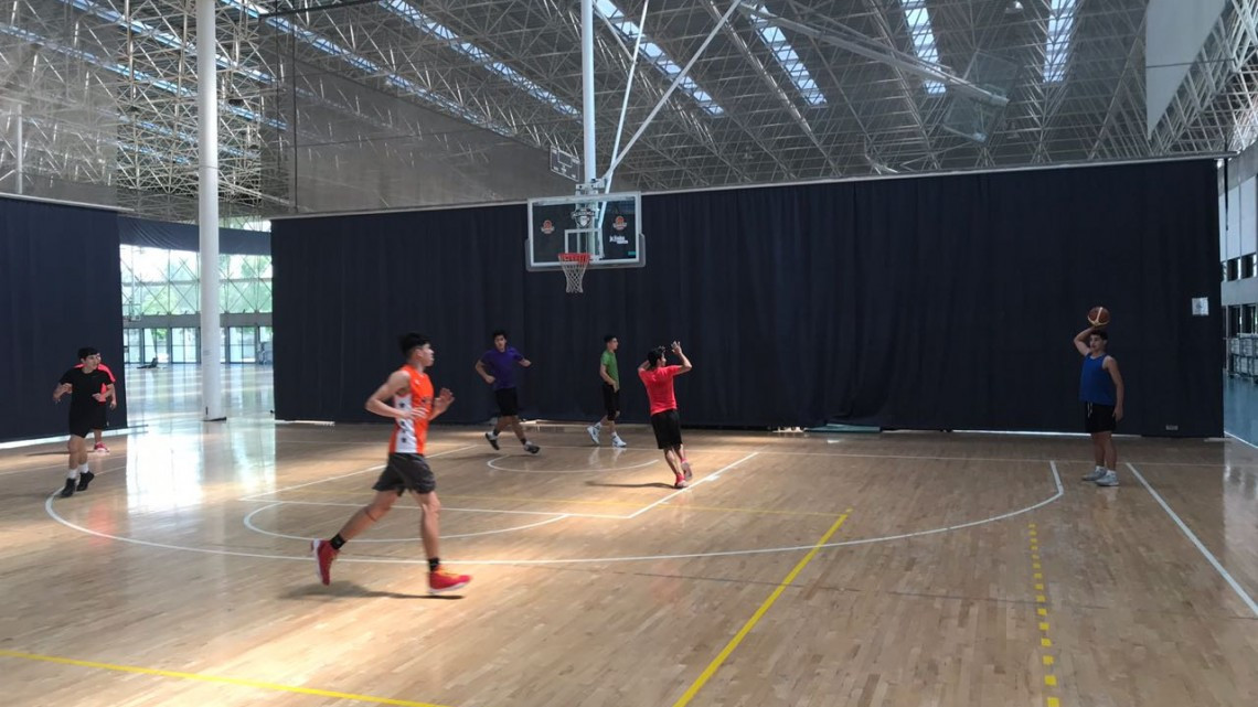 Selección de baloncesto en preparación para la ON2018