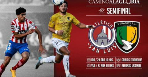 Venados y San Luis abren semifinales de Liguilla en Ascenso MX  