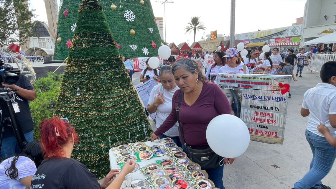 Exigen justicia para sus desaparecidos en Navidad