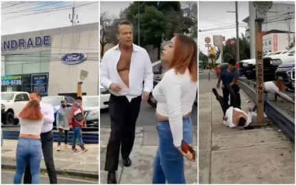 Captan a Alfredo Adame en una pelea callejera