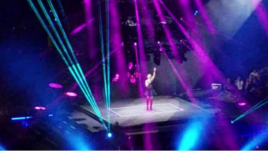 Lynda reapareció en el concierto de los '90s Pop Tour'