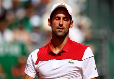 Novak Djokovic cae ante Dominic Thiem en Montecarlo