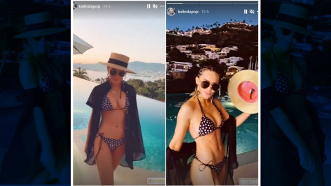 Belinda luce cuerpazo en bikini 