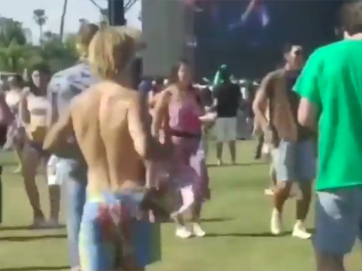 Justin Bieber baila al ritmo de Los Ángeles Azules en Coachella