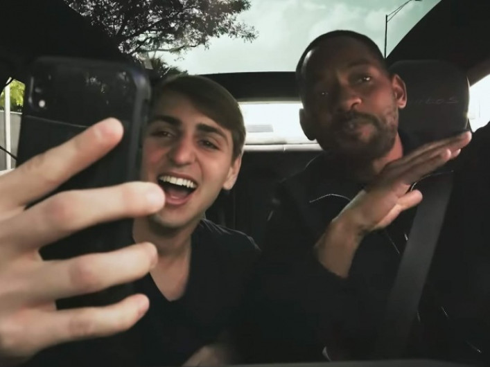 Will Smith sorprende a sus fans siendo su chofer por un día