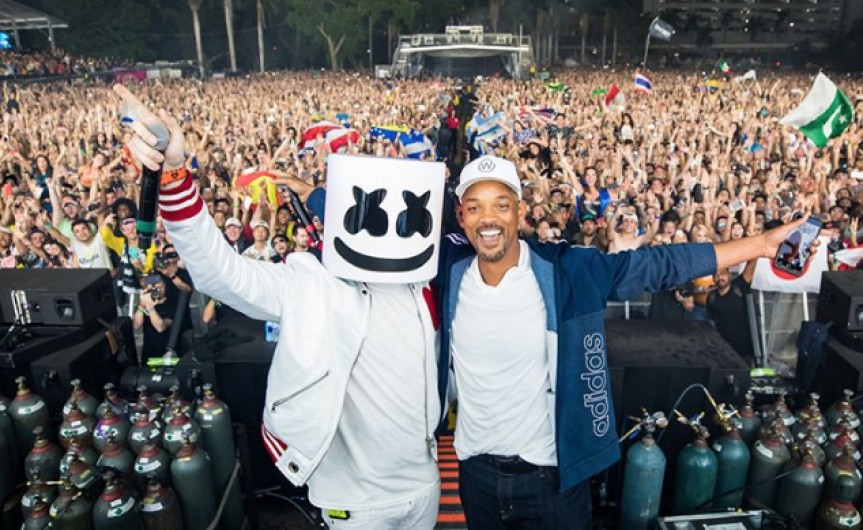 Will Smith canta "Miami" en Ultra junto a Marshmello