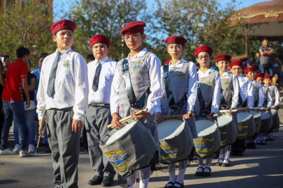 El Alcalde Carlos Peña Ortiz entregó Becas a estudiantes de Bandas de Guerra de Reynosa