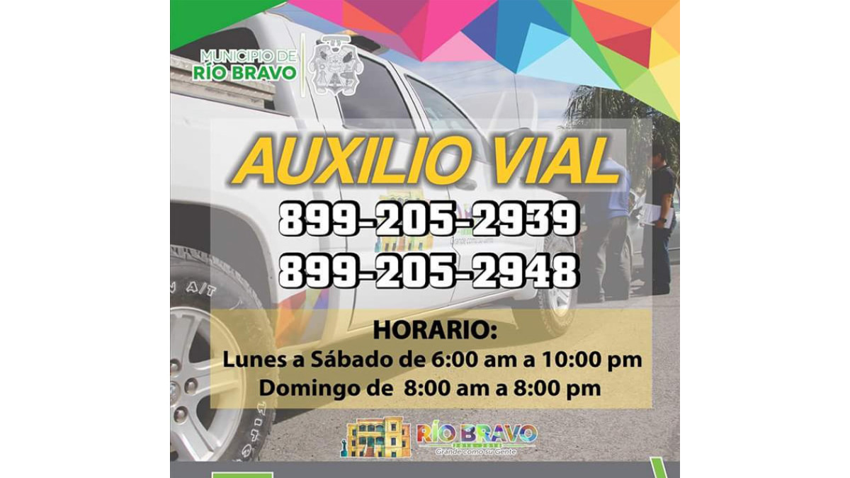 Implementan "Programa de Auxilio Vial"