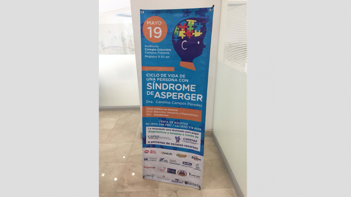 Invitan a la ponencia Ciclo de vida de una persona con síndrome de Asperger