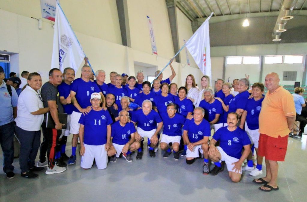 Asiste alcaldesa a Torneo Estatal de Cachibol del Adulto Activo 2019