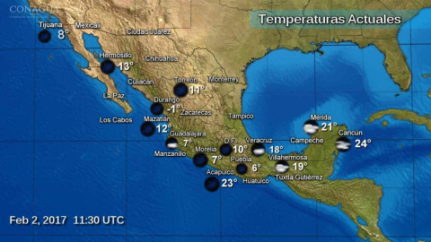 En gran parte del país continuará el incremento de la temperatura 