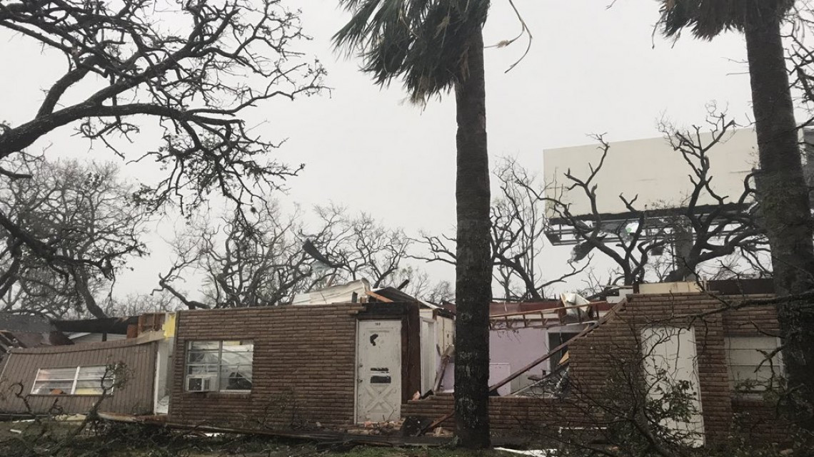 Las impactantes imágenes que dejó Harvey en Rockport,Texas