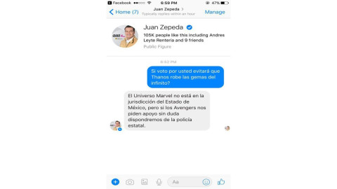 Respuesta de Juan Zepeda se vuelve viral en redes