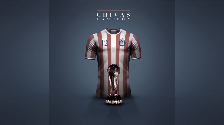 Chivas festeja el título con camiseta conmemorativa