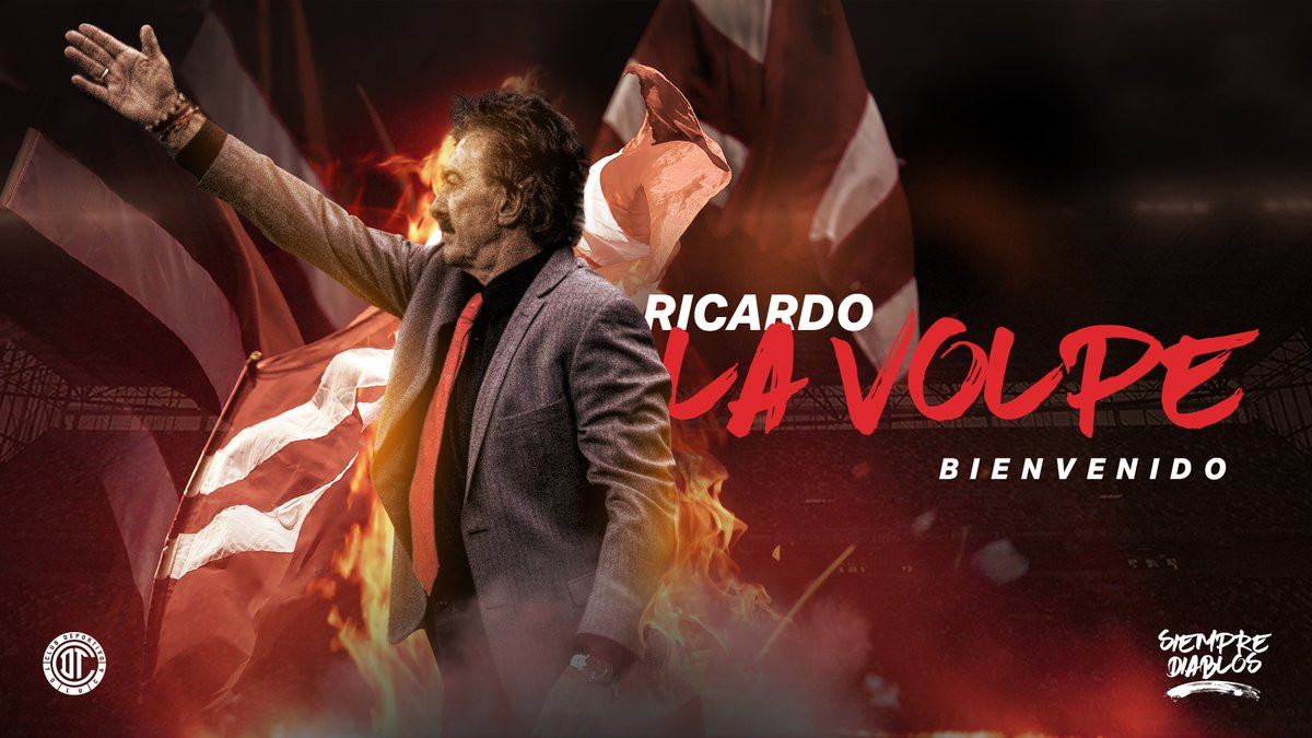 Ricardo La Volpe es presentado como nuevo técnico de Toluca