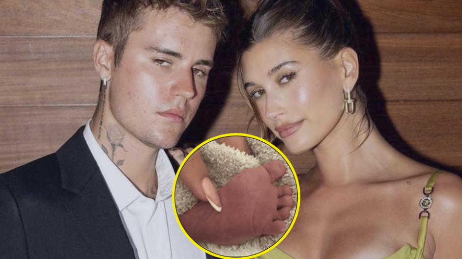 Justin y Hailey Bieber comparten la primera foto de su bebé