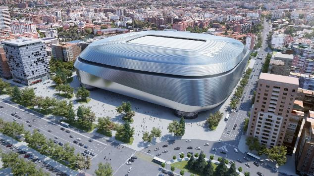 Presentan el nuevo estadio Santiago Bernabéu