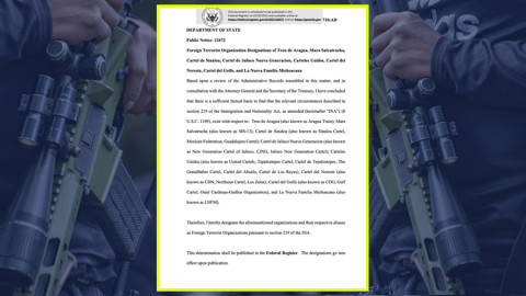 EU designa a 6 cárteles mexicanos como organizaciones terroristas