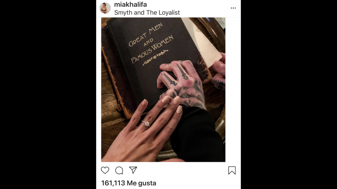 Mia Khalifa se casará con el chef Robert Sandberg
