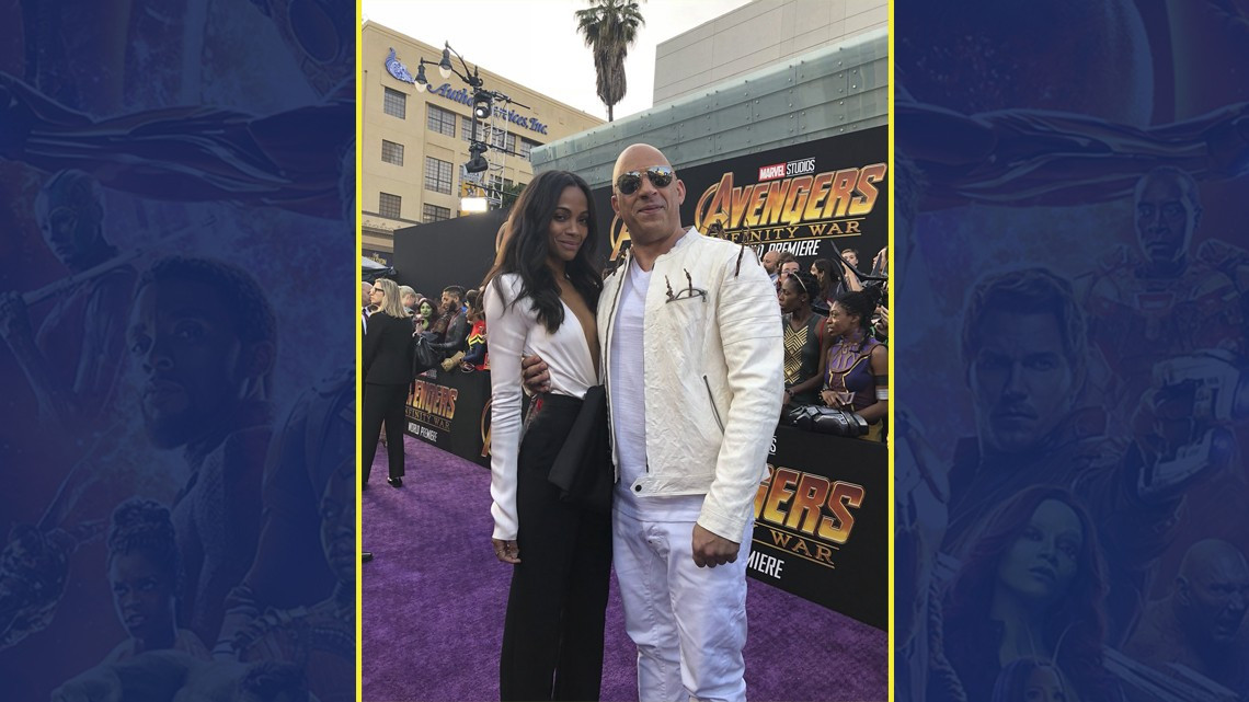 Los Avengers, de gala para la premier de 'Infinity War'